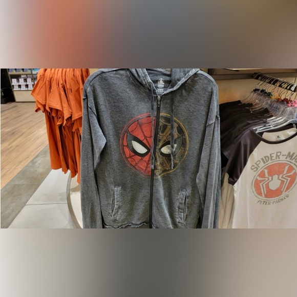 NEW DISNEY PARKS Official MARVEL - ADULT Zip Hoodie - Spider-Man: No Way Home - Picture 7 of 13